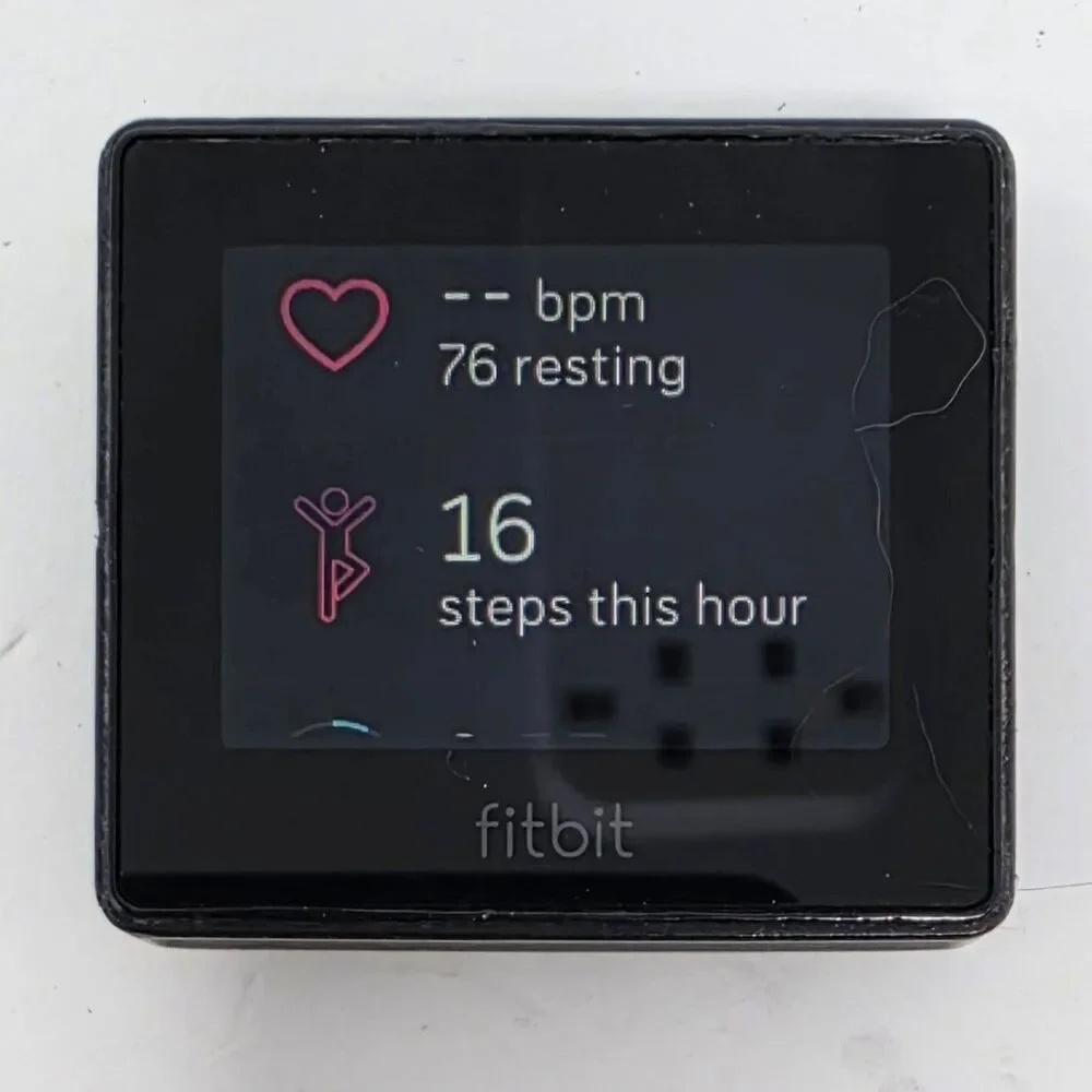 Fitbit Blaze Smart Fitness Watch Large FB502SBKL with Box Paperwork Tested Works